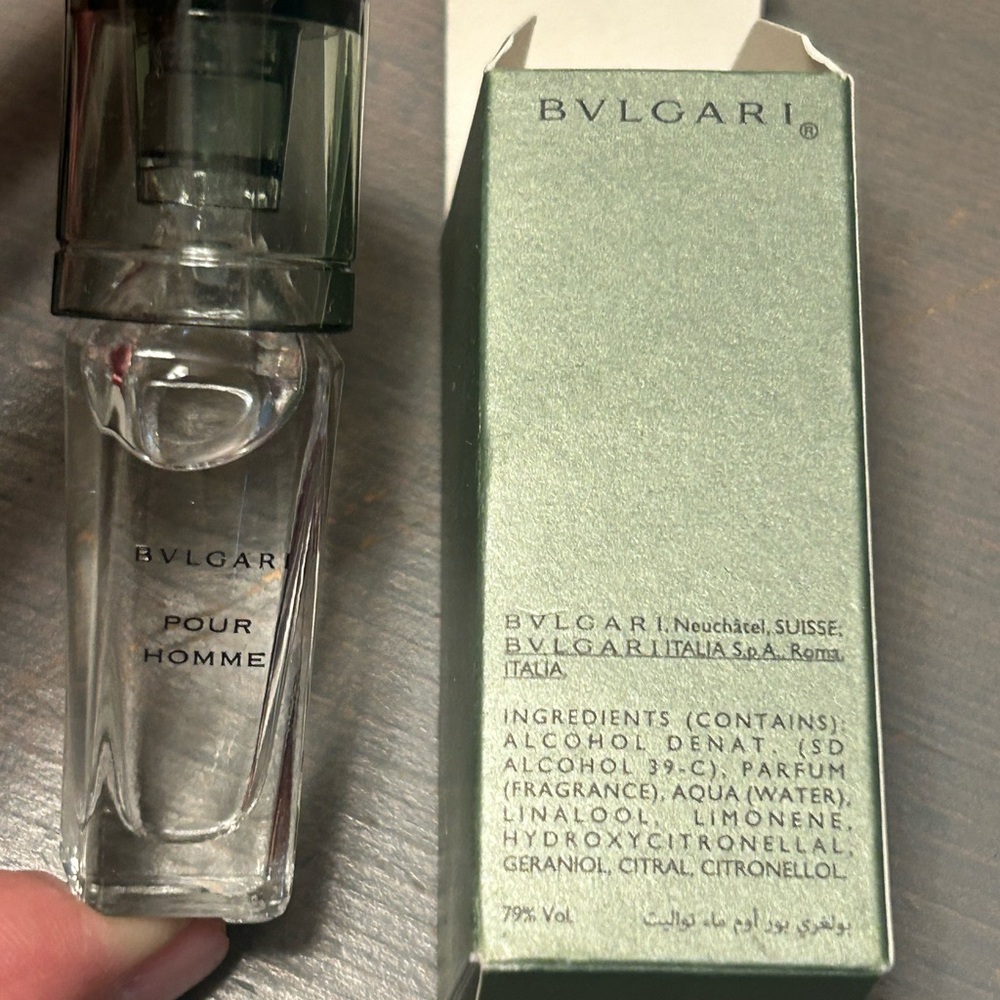 Bvlgari Man colone 
Great size for travel